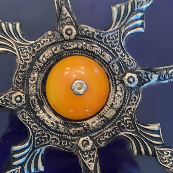 Cobalt blue Moroccan Plate - Picture 8 of 8